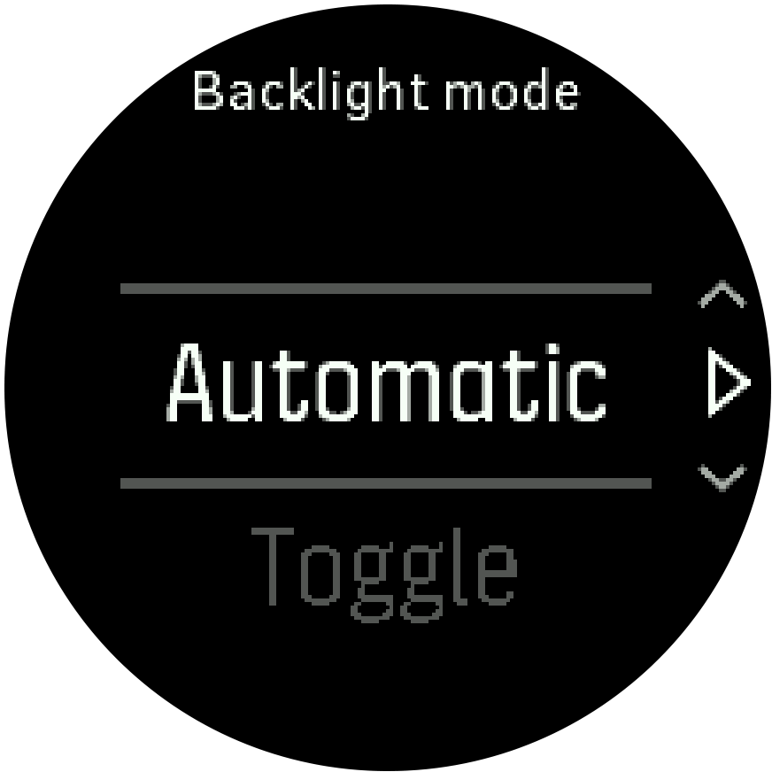 Backlight mode