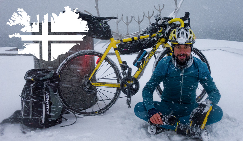 Omar di Felice ambassador Suunto ciclismo in solitaria in Islanda