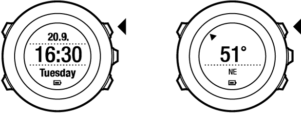 using exercise modes AMBIT2 S