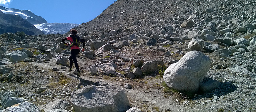Silvia Rampazzo trail running Suunto Ambit3 Vertical Lime