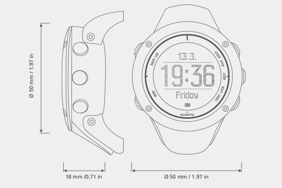 suunto ambit3 watch strap