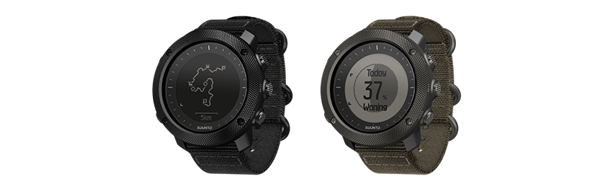 Suunto Traverse Alpha Stealth och Suunto Traverse Alpha Foliage