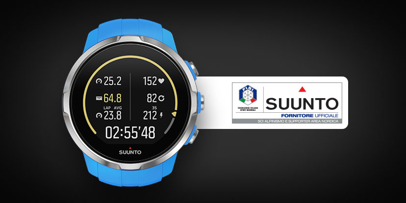 Suunto Spartan Sport HR orologio sportivo ufficiale squadre Italia sci nordico, biathlon, combinata nordica, sci alpinismo
