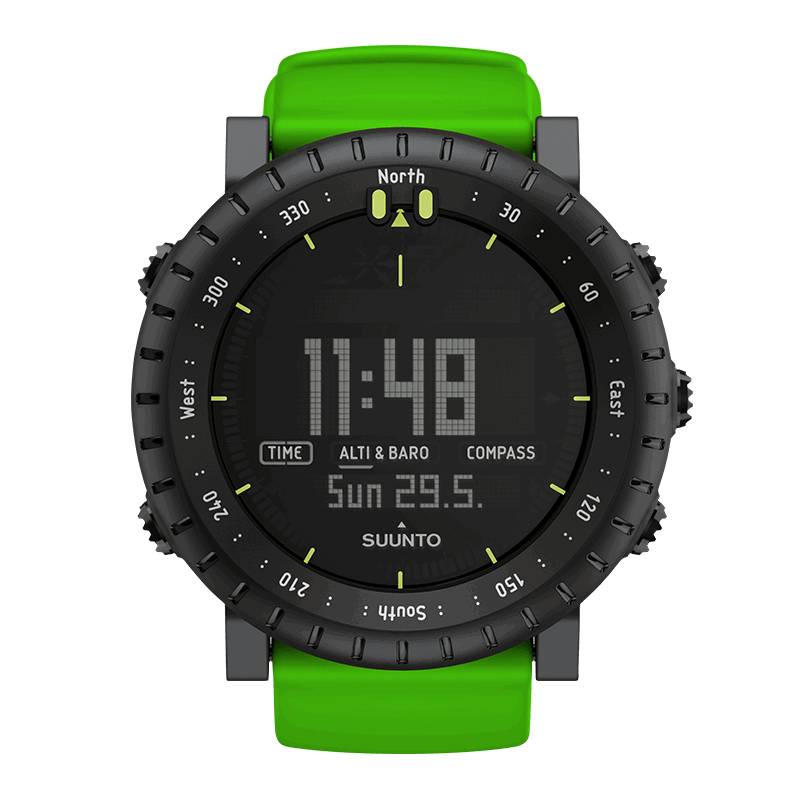 suunto core crush lime