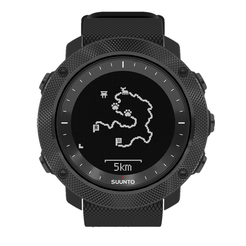 Suunto Traverse Alpha All Black – GPS/GLONASS対応アウトドアウォッチ