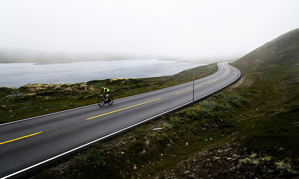 Norseman Triathlon's bike leg across Hardangervidda
