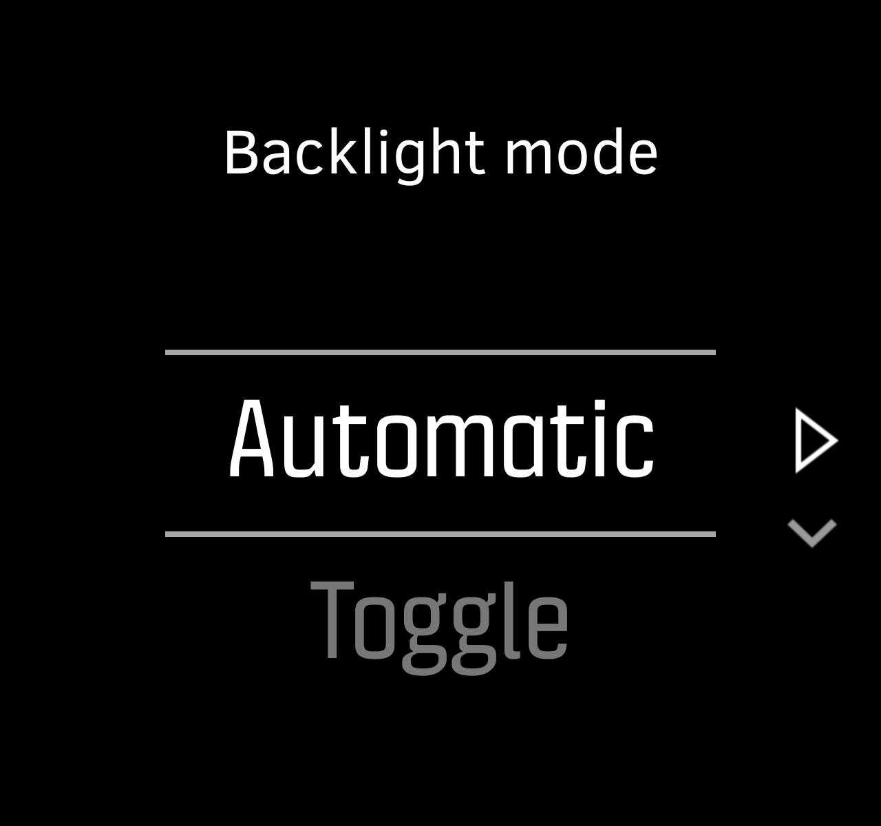 Backlight mode Spartan
