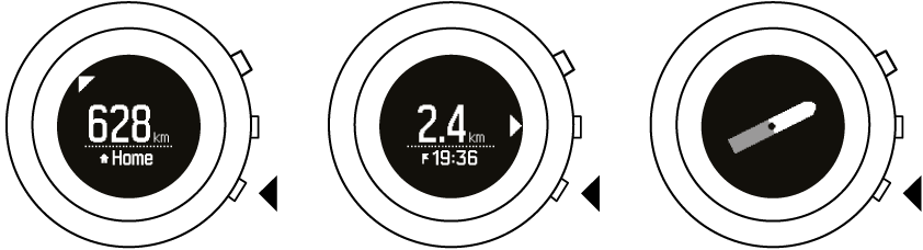 Suunto discount button compass