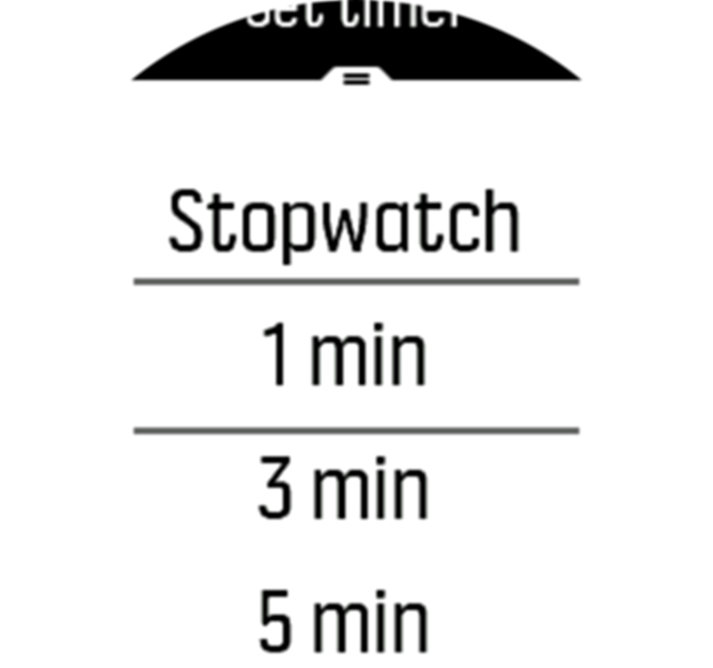 Suunto stopwatch hotsell