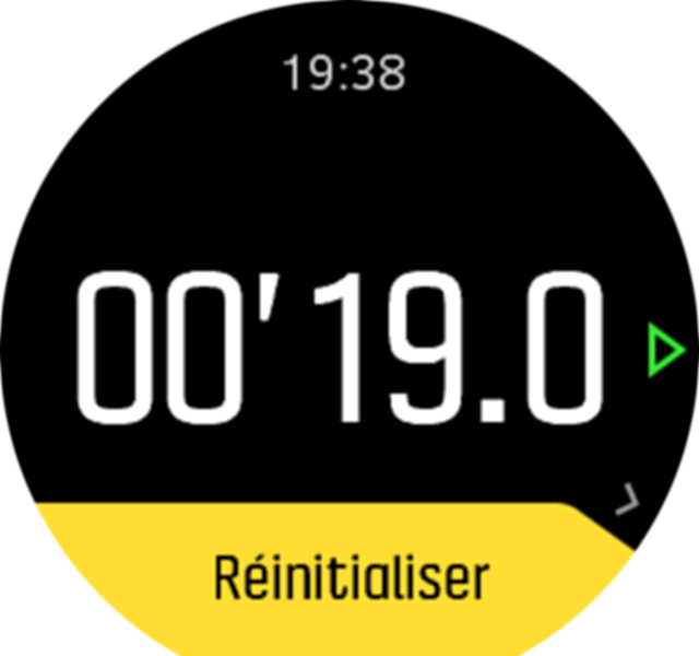 Stopwatch pause resume