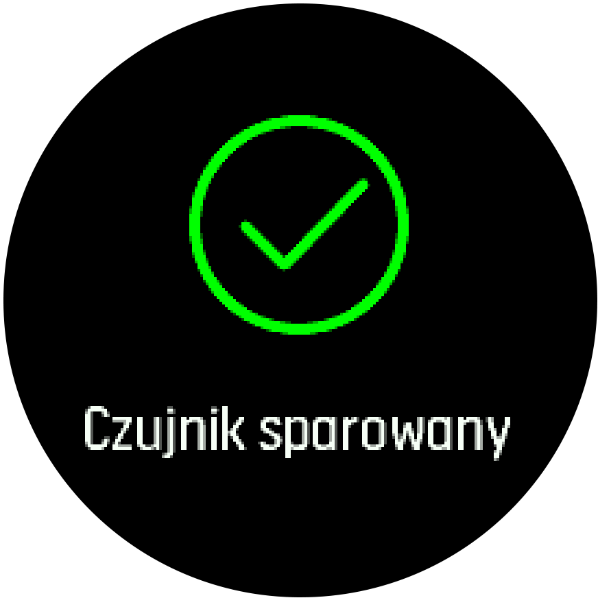 Trainer – czujnik sparowany