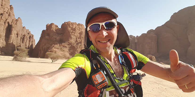 Correre nel deserto con un orologio GPS per il trail running Suunto