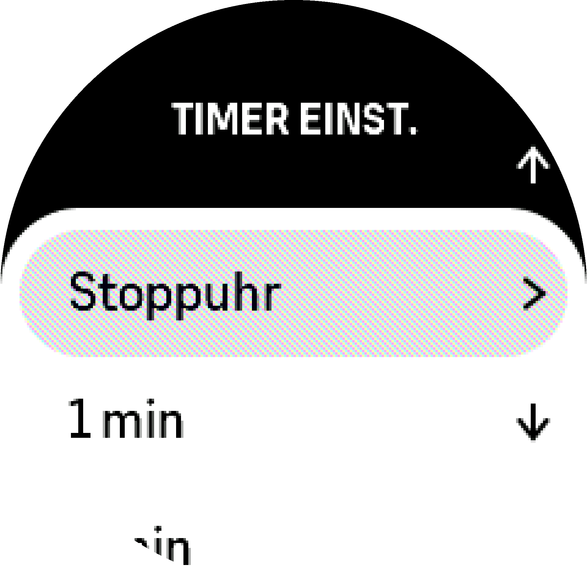 Timer-Widget Optionen