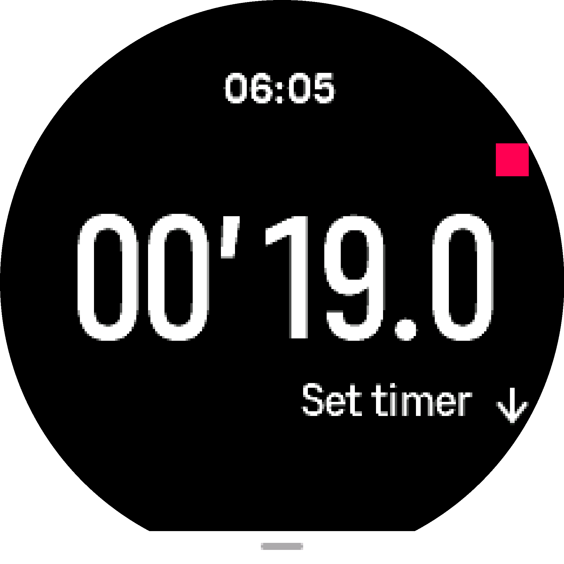 Widget Penghitung Waktu Stopwatch