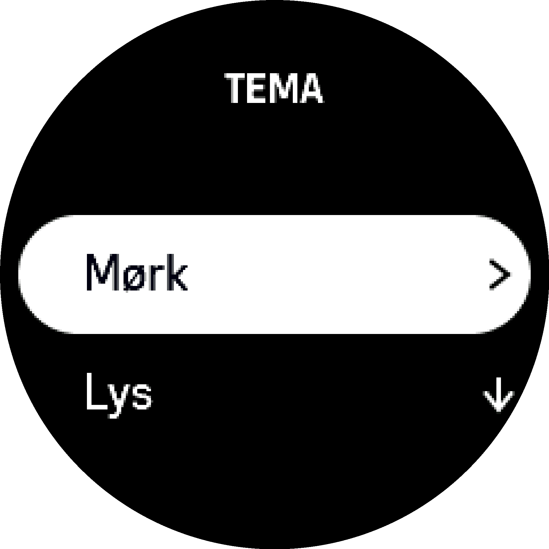 mørk temaelement