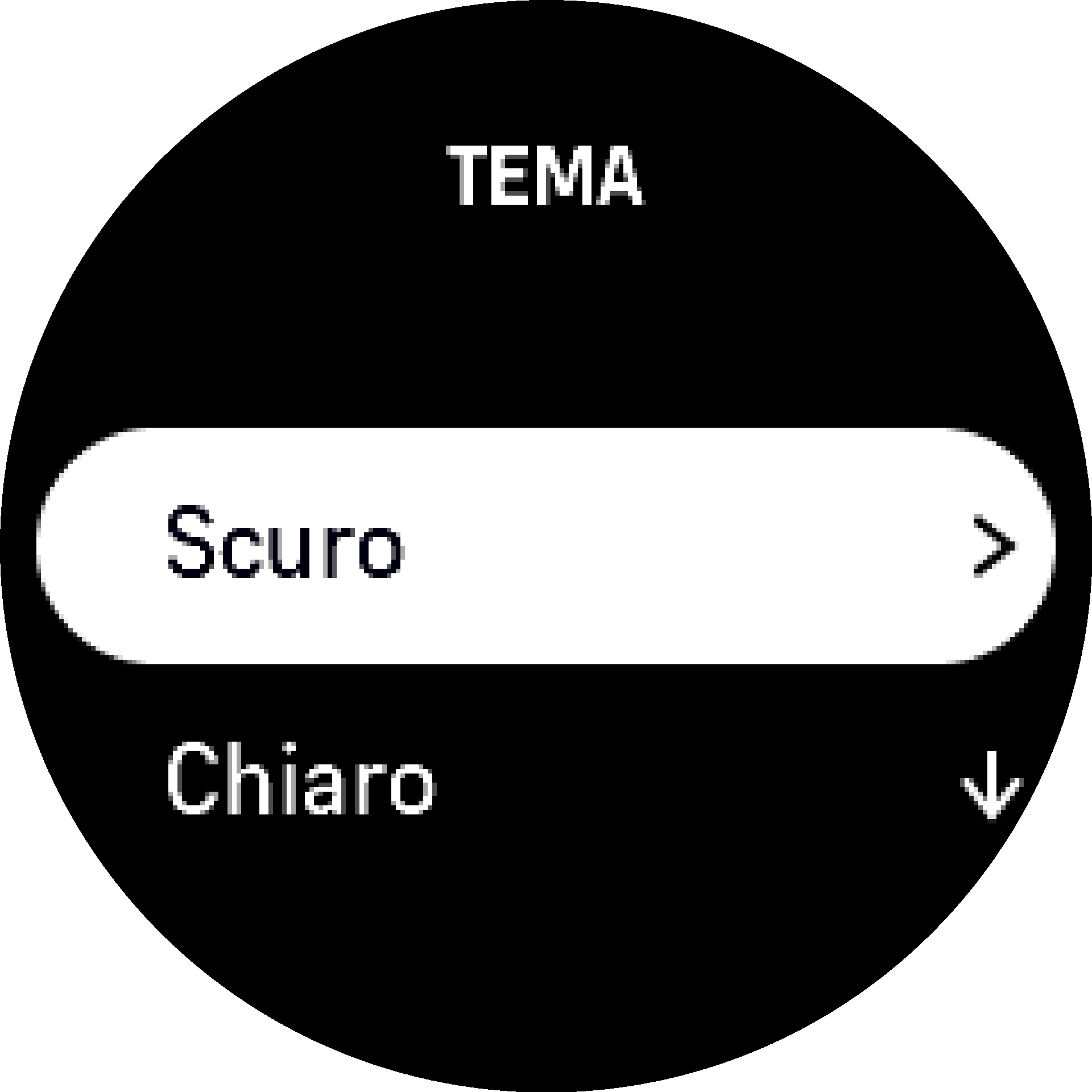 voce tema scuro