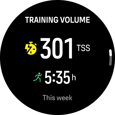 training volume