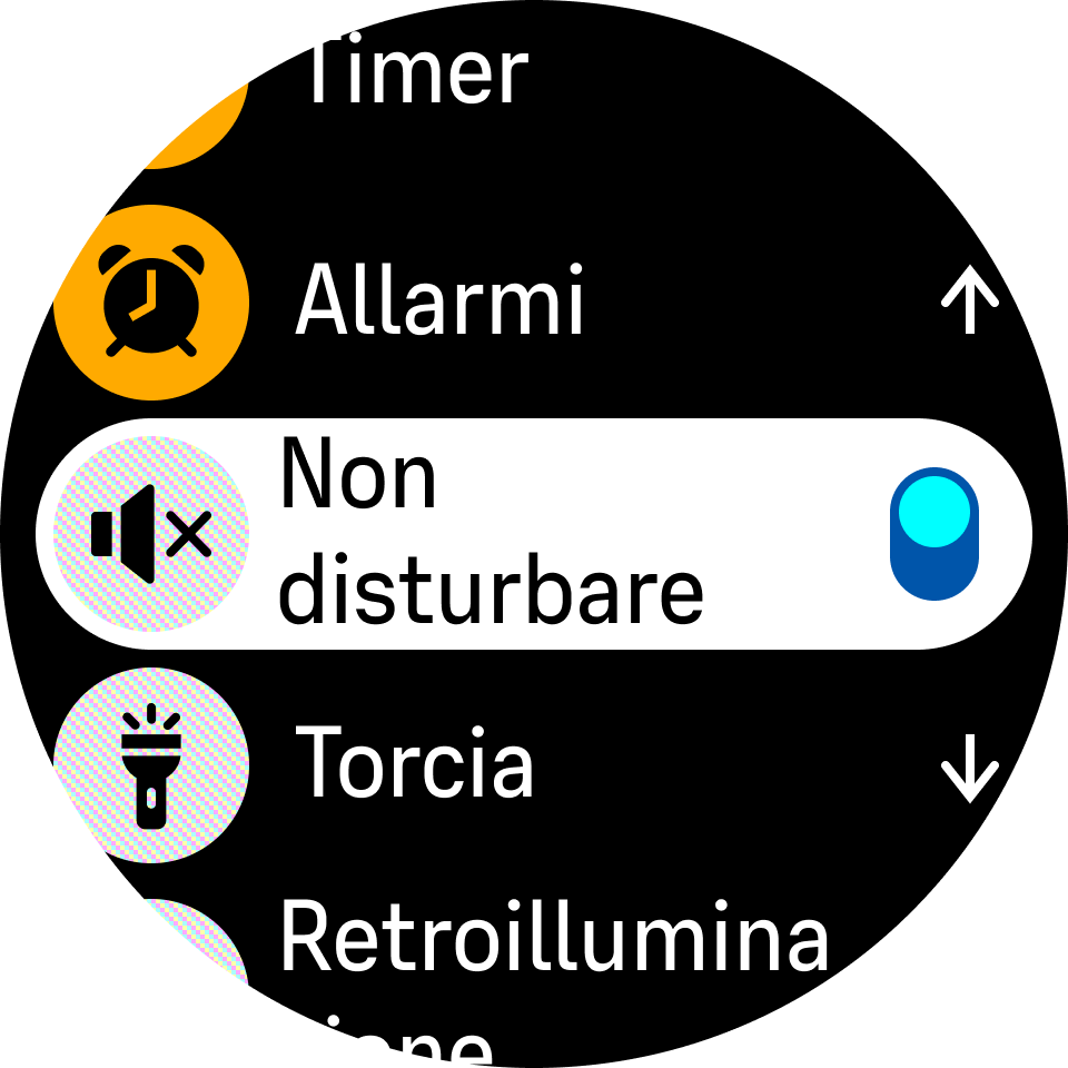 Suunto Race Impostazioni Modalità “Non disturbare”
