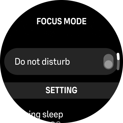focus mode