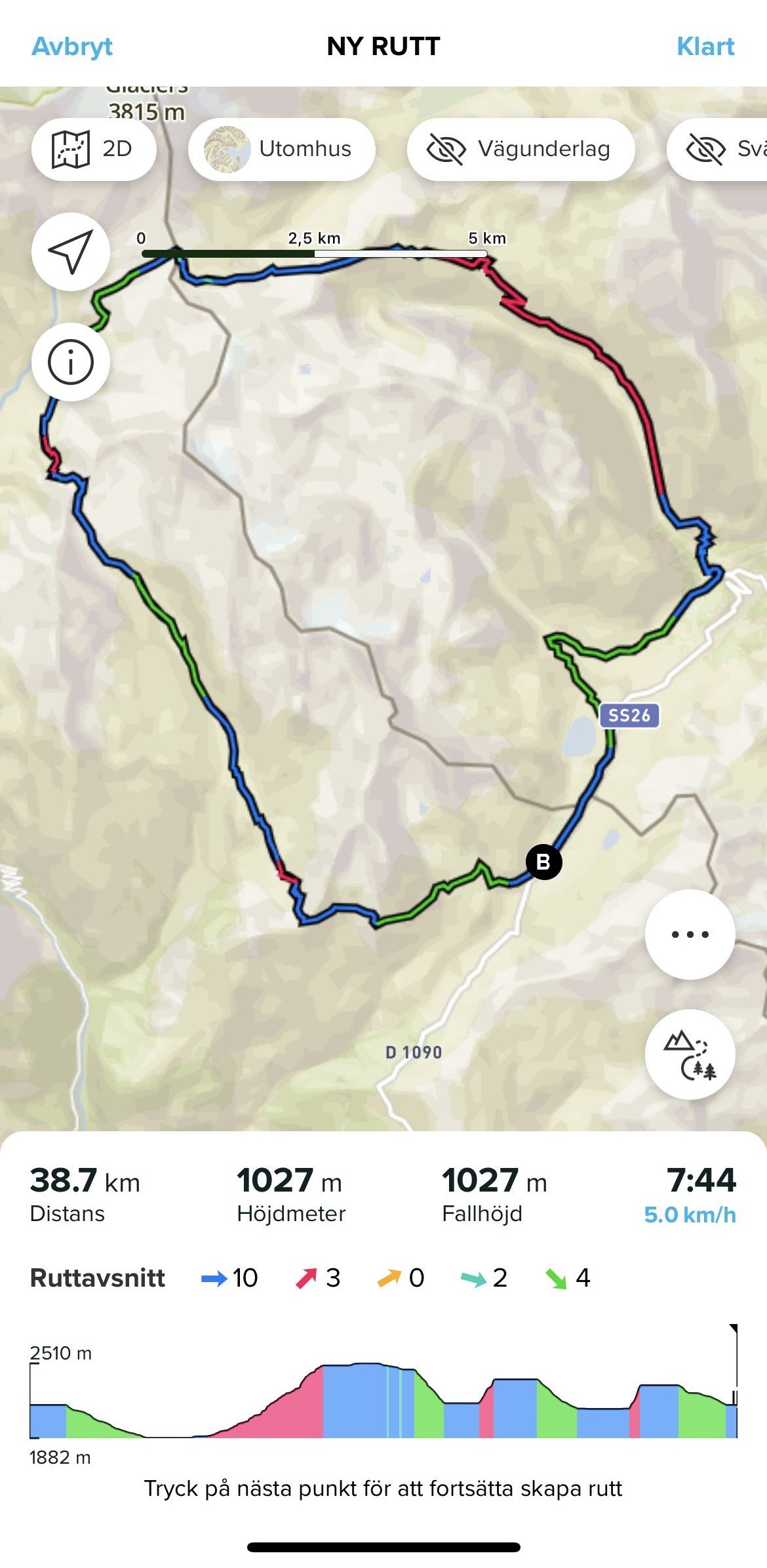 rutt avsnitt app