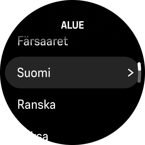 select region