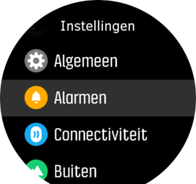 Settings menu Spartan