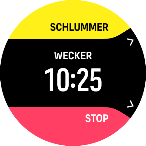 alarm options