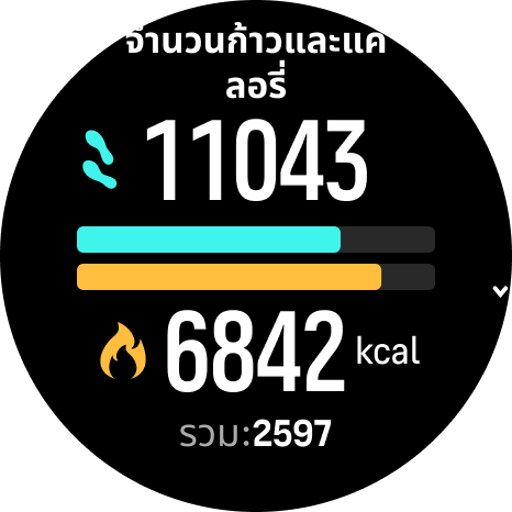 แคลอรี่ก้าวเดิน Race