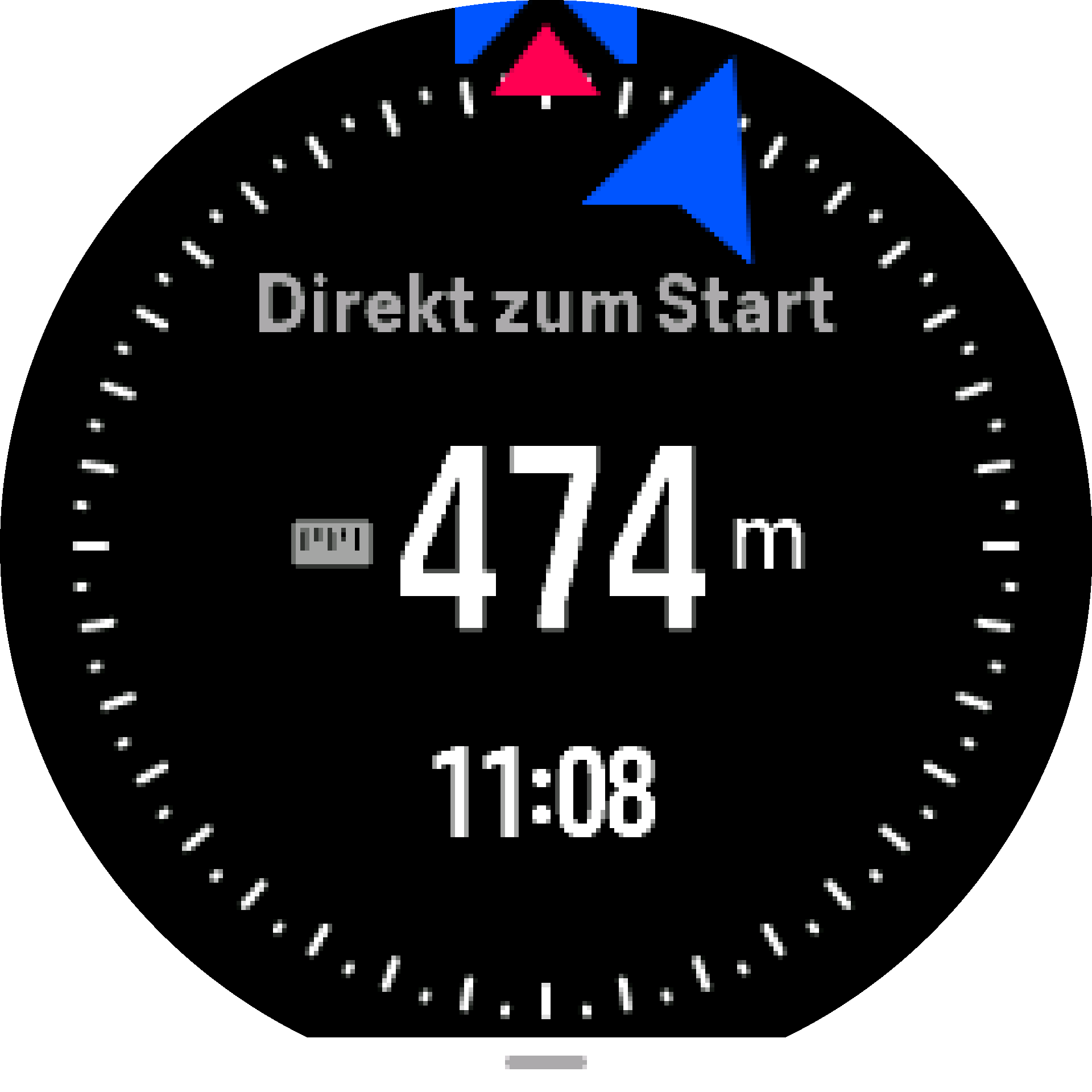 Anzeige „Direkt zum Start“ S9PP