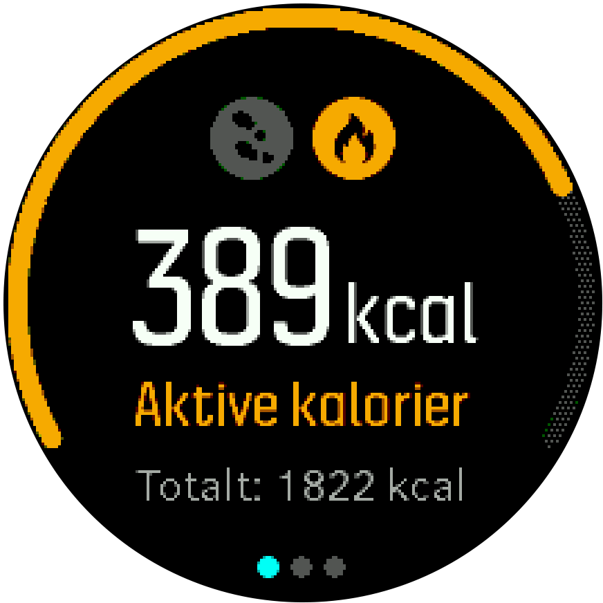 ActivityMonitoring calories Spartan Trainer