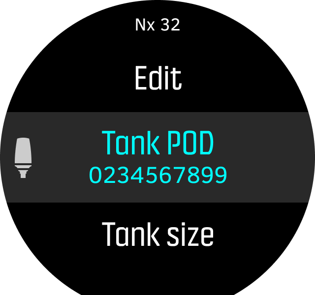 D5 menu unpairing select tankpod menu item