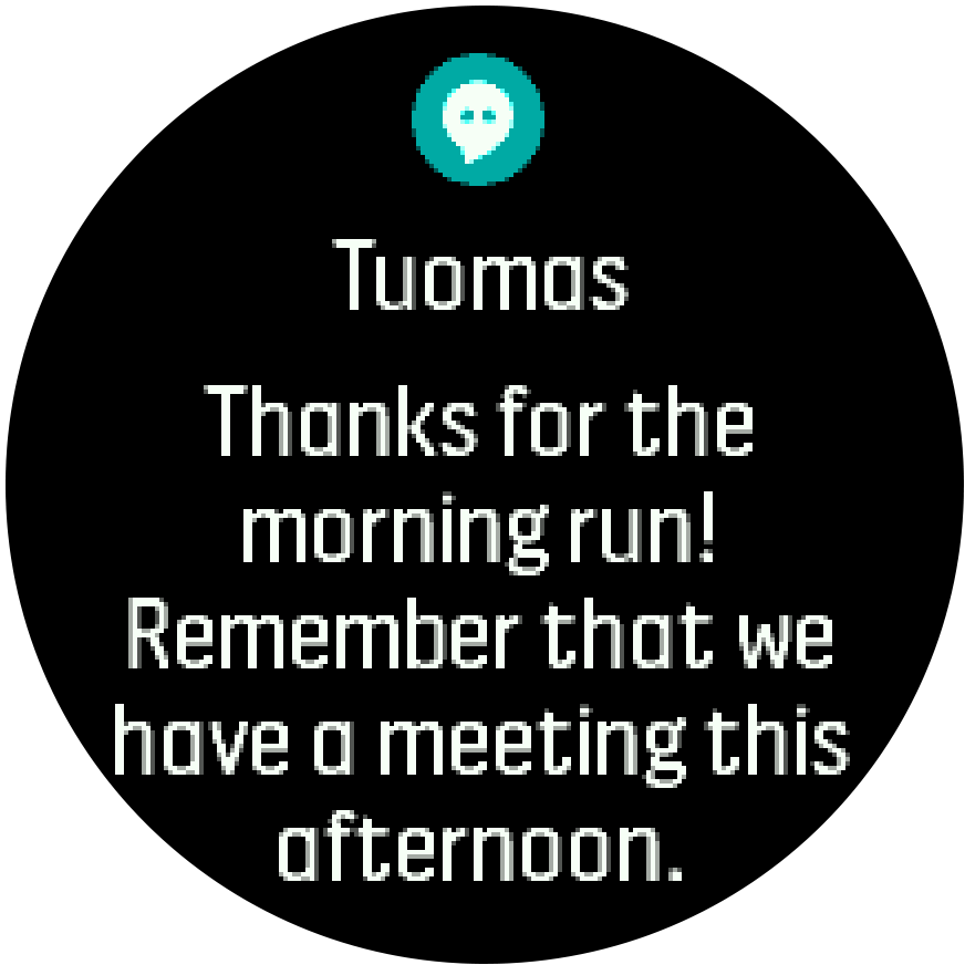 Suunto 5 設定 通知