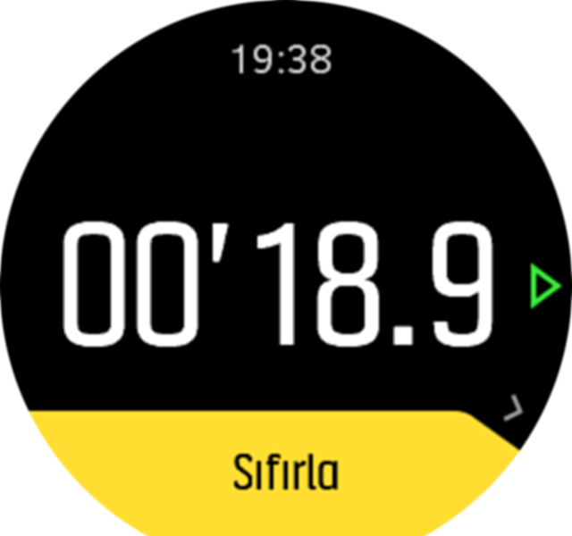 Stopwatch pause resume