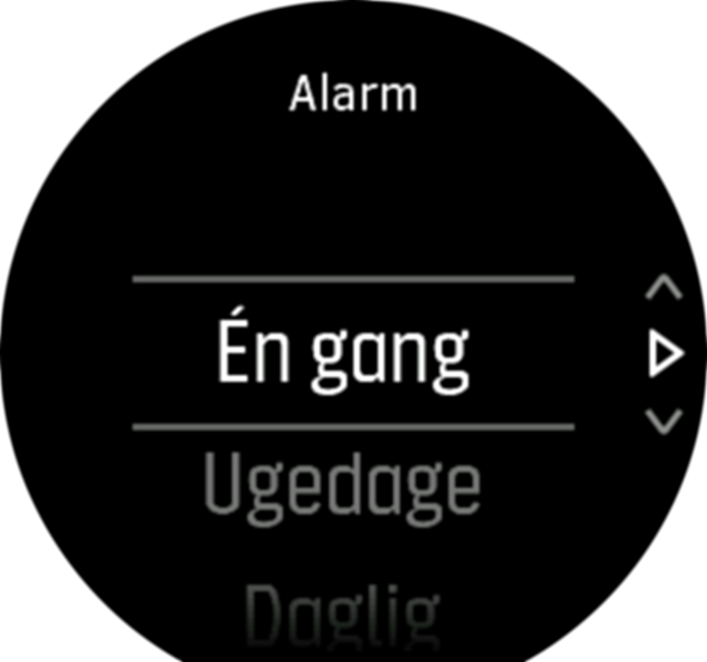 alarm settings step1