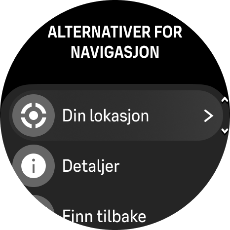 navigasjonsvalg Race