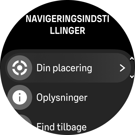 nav indstillinger Race
