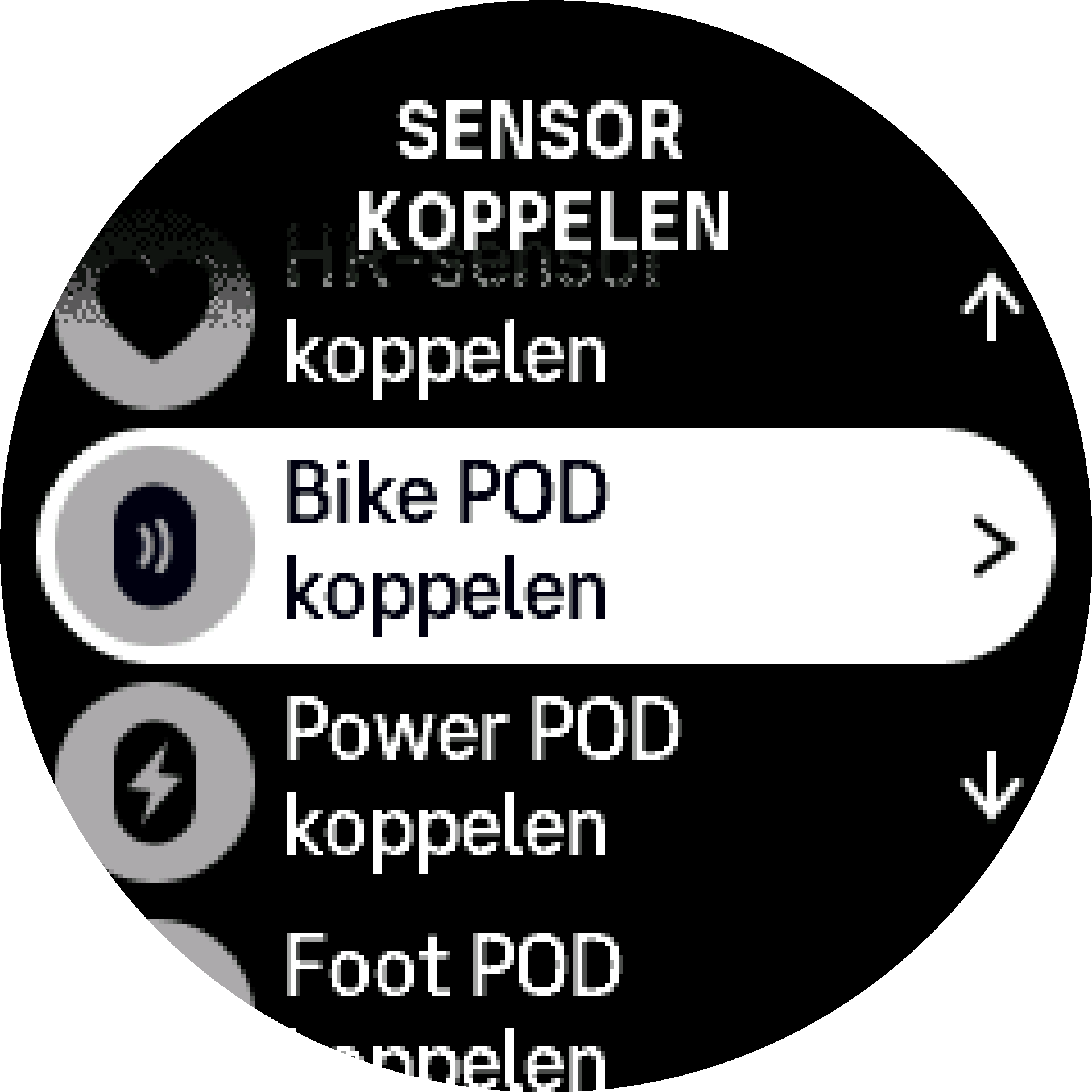 Sensor list S9PP