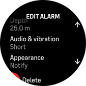 i-edit ang alarma