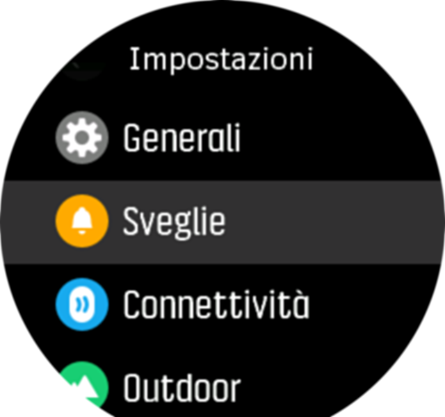 Settings menu Spartan