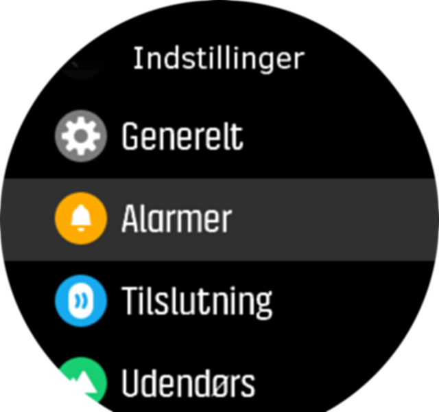 Settings menu Spartan