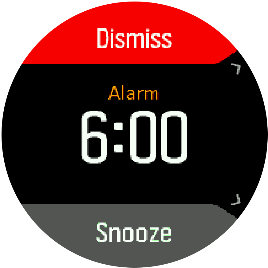 Alarm dismiss snooze Trainer