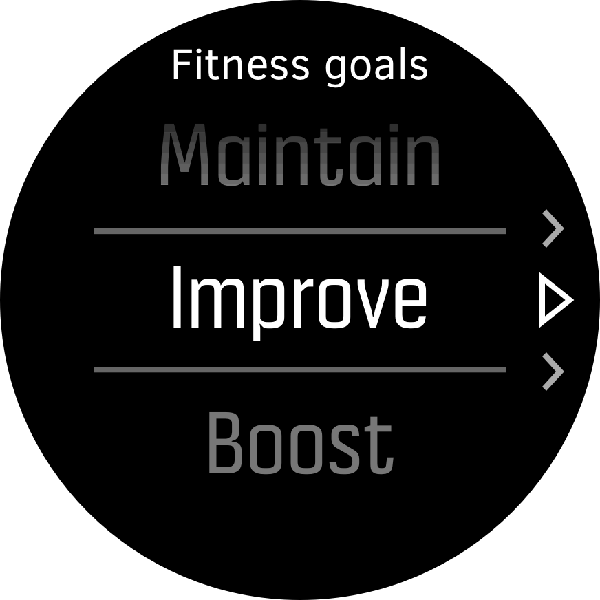 S3F Fitness goals