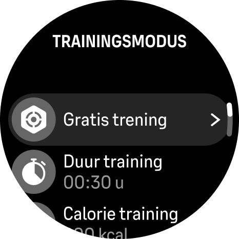 training mode
