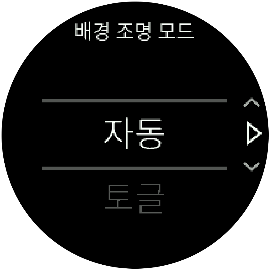 Backlight mode