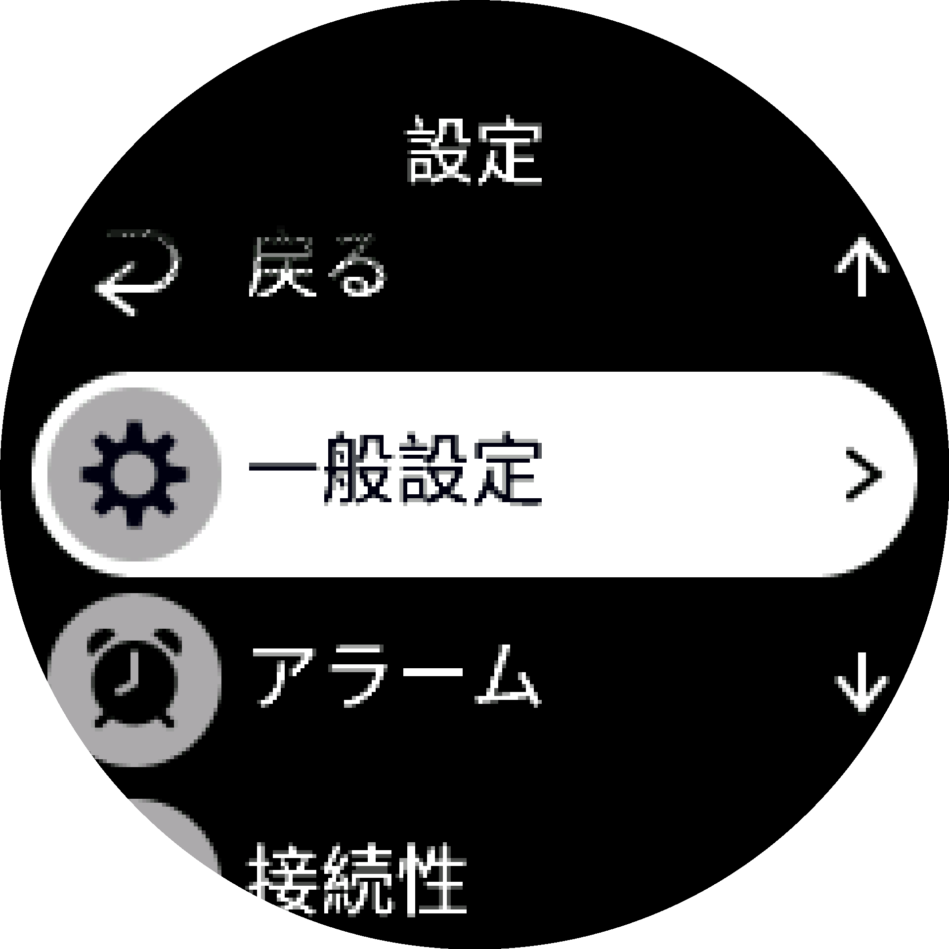 設定メニュー S9PP