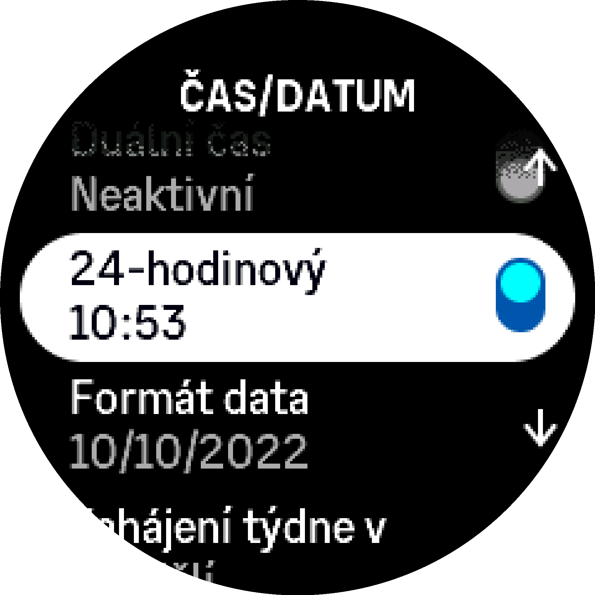 24hodinový čas S9PP