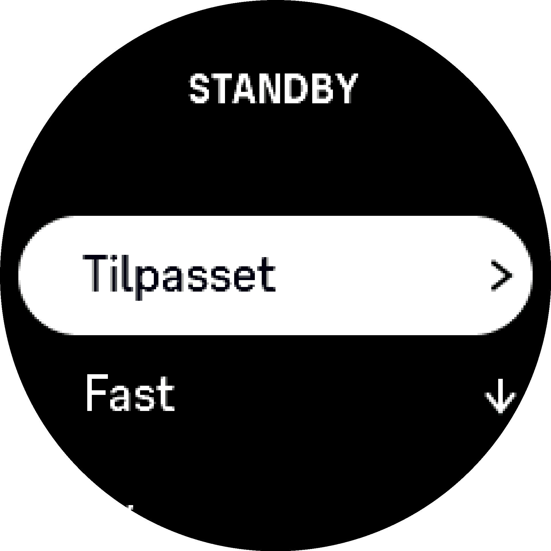 Bakgrunnsbelysningsinnstillinger S9PP