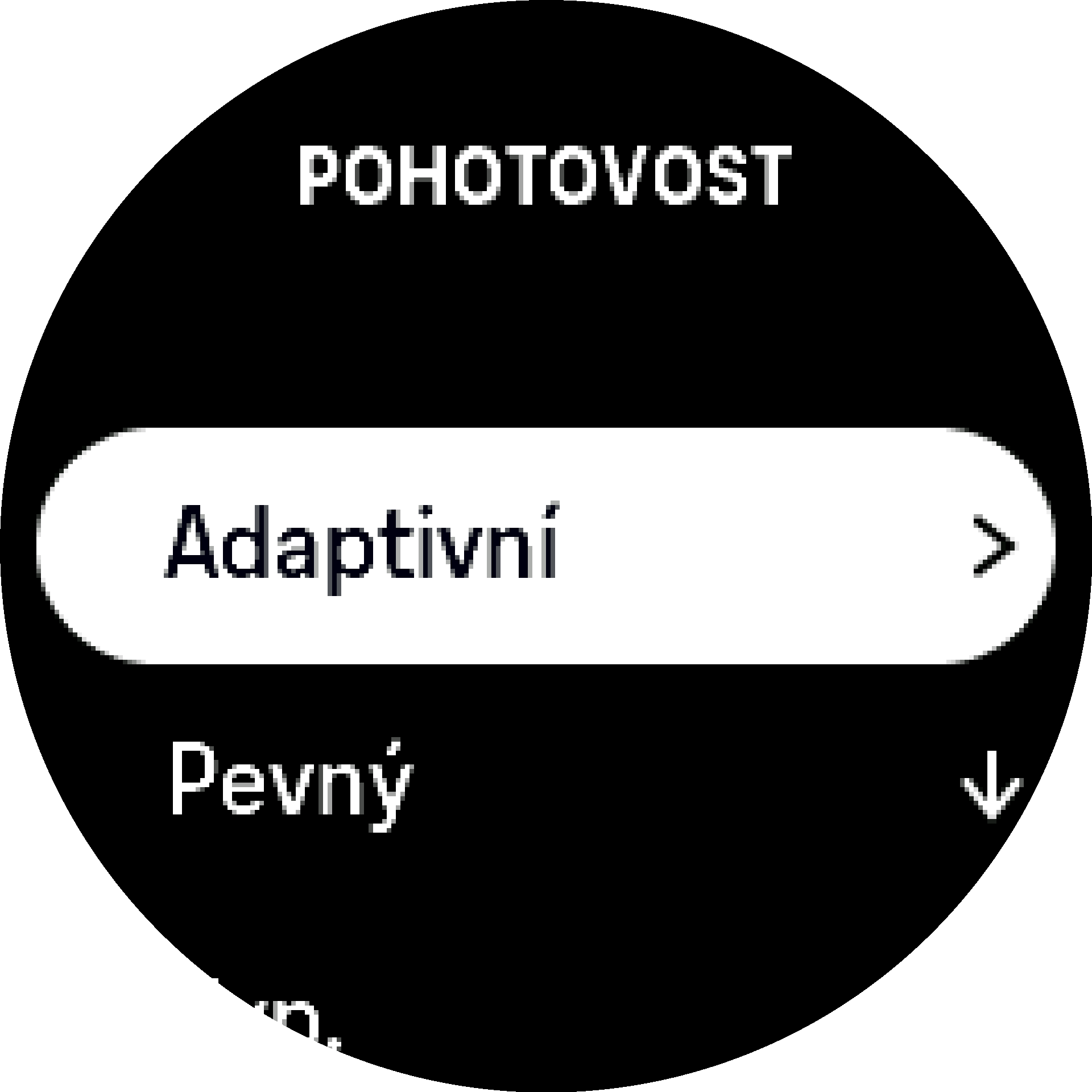 Nastavení podsvícení S9PP