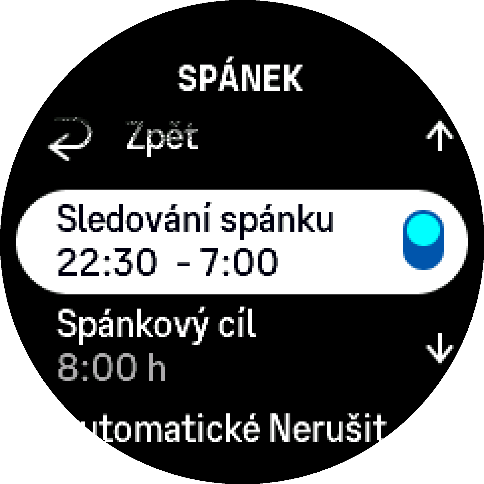 Sledování spánku