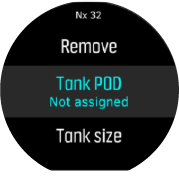 D5 menu pairing gas selected pod not assigned